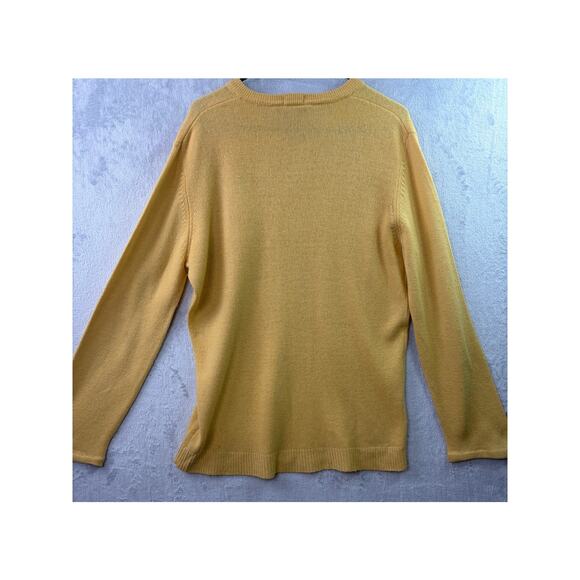 Vintage Abercrombie Muscle Sweater – Yellow – Size L - Picture 2 of 5